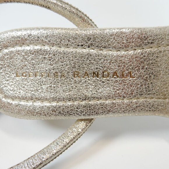 Loeffler Randall Mikel Bow Sandals Size 6 Crystal Rhinestone Embellished NEW - Picture 12 of 16